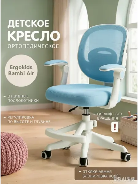 Растущее детское кресло компьютерное для школьника Xiaomi