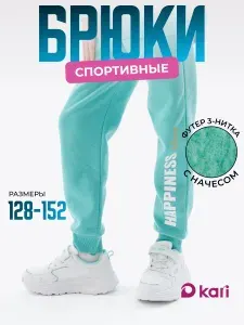 Брюки джоггеры Kari спортивные для девочки подростка утепленные