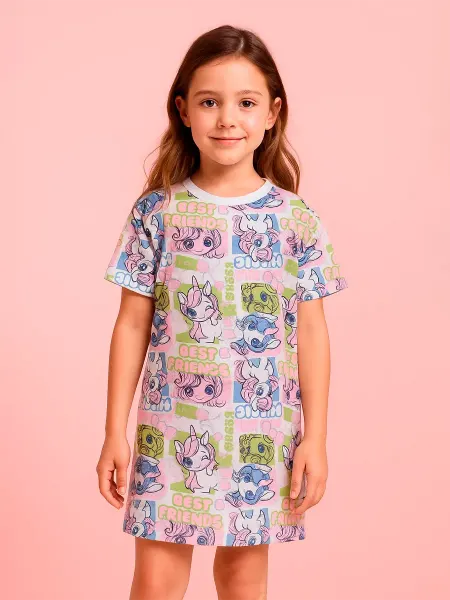 KariKids Платье для девочки с коротким рукавом