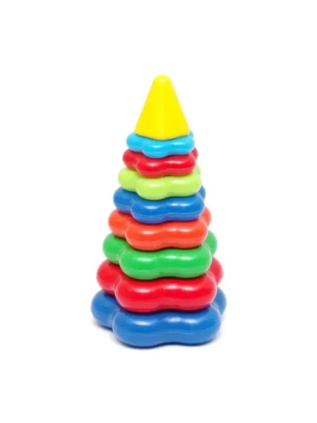 KAROLINA TOYS Пирамидка детская для малышей большая