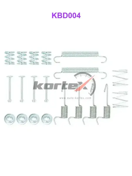 Kortex KBD004, Ремкомплект барабанных колодок