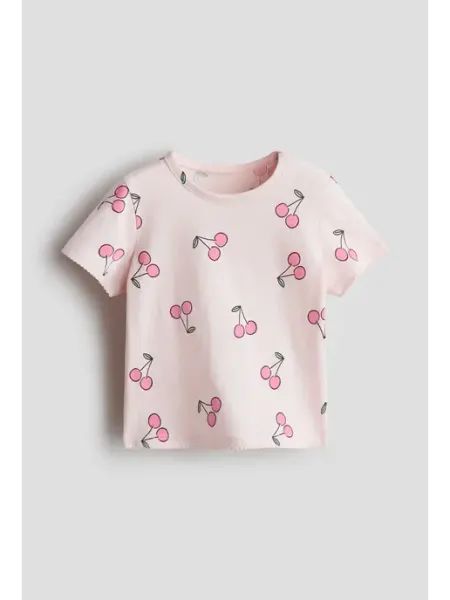 H&M kids Хлопковая футболка с принтом