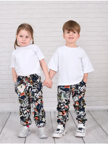 LIDEKO kids брюки джоггеры трикотажные летние