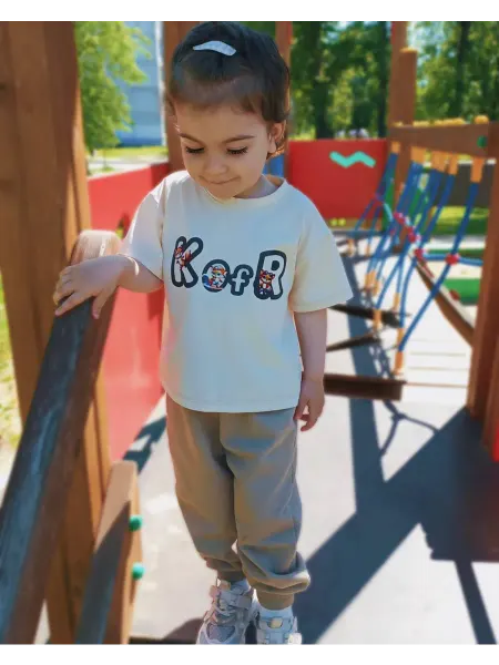 Kids of Russia Футболка детская с принтом oversize