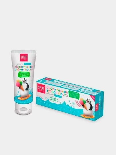 Зубная паста для детей Splat kids, фруктовое мороженое, 50 мл
