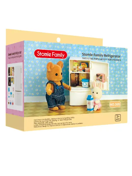 KidsJourney Холодильник для кукольного домика