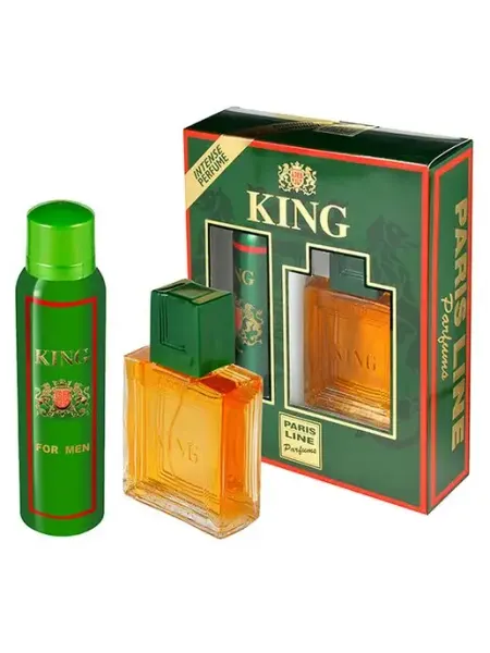 Paris Line Parfums Набор Туалетная вода Кинг King 100мл + дезодорант 150мл