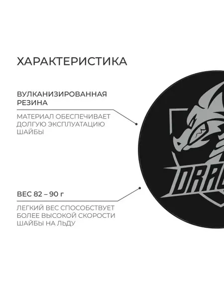 Детская хоккейная шайба для льда — надежность и комфорт