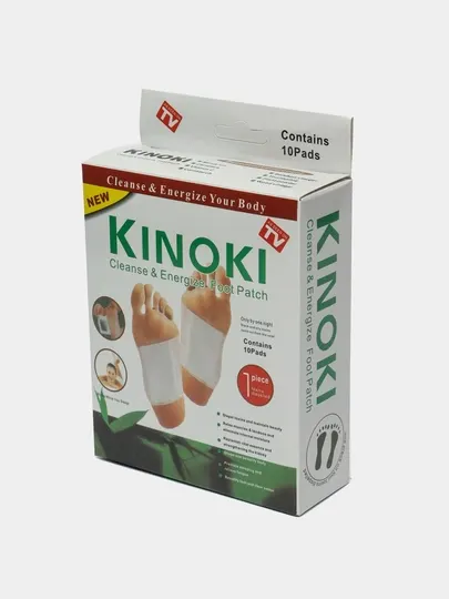Детоксифицирующие пластыри Kinoki для ног (< 10 шт.)