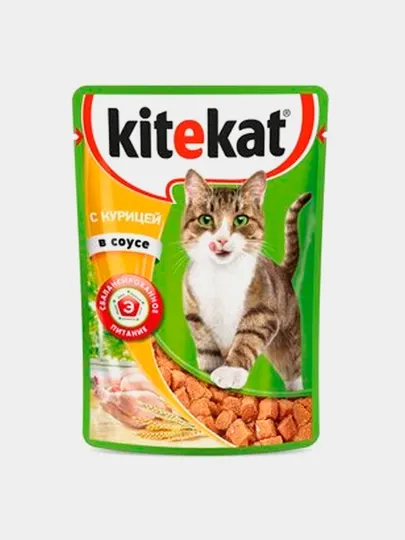 Пауч Kitekat с курицей в соусе