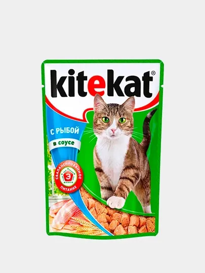Пауч Kitekat c рыбой в соусе