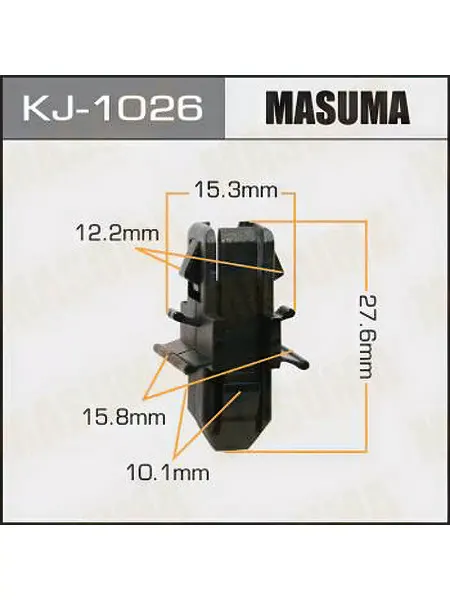MASUMA Клипса автомобильная KJ1026 (32 шт.)