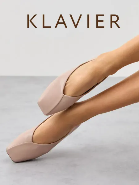 KLAVIER Балетки женские летние натуральная кожа