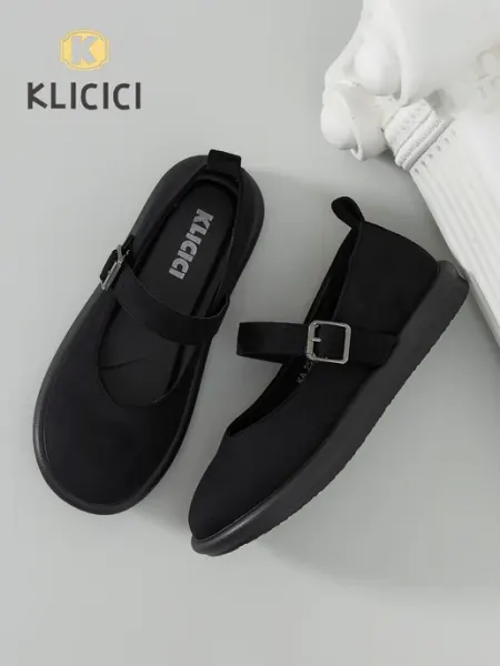 KLICICI Туфли лоферы на платформе мери джейн