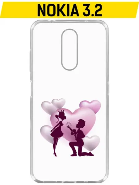 Чехол-накладка Clear Case для Nokia 3.2 Krutoff