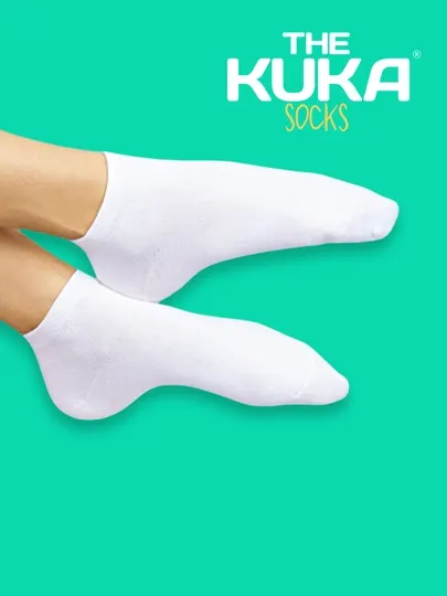 Носки женские и мужские, 36-41, белые, черные, короткие носочки The Kuka