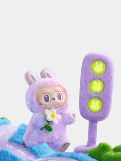 Мягкая игрушка брелок Labubu черный