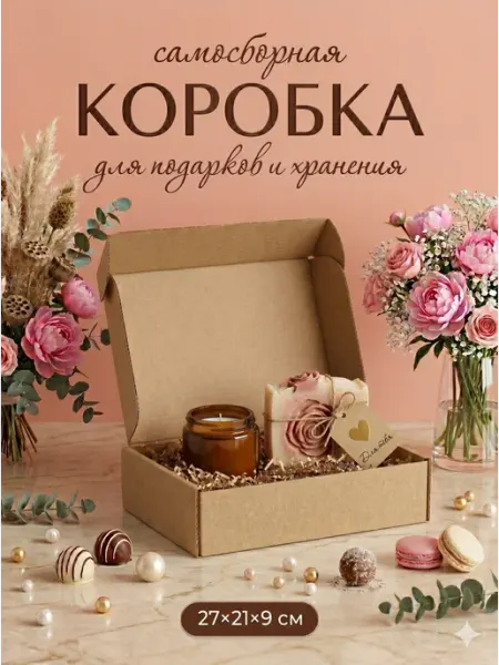 Сима-Ленд & UPAK LAND Подарочная коробка для хранения и подарков