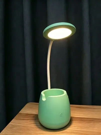 Настольная LED лампа с гибкой ножкой и органайзером