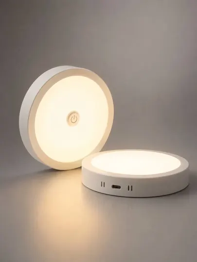 LED ночник с магнитным креплением , USB кабели, теплый и холодный свет