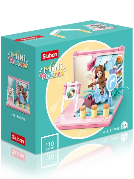 LEGO Румбокс мини комната детский игровой конструктор Скрипачка
