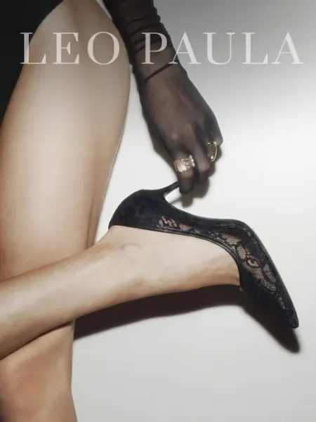 LEO PAULA Туфли на каблуке ажурные