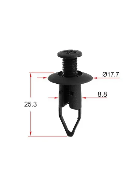 Sat Клипса крепежная TOYOTA LEXUS (1 шт.)