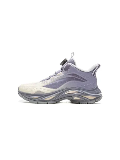 Детские зимние кроссовки Li-Ning YKCV168 утепленные с быстрой шнуровкой Warm Shell