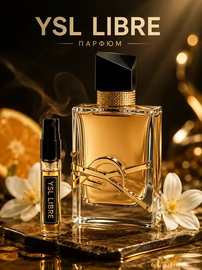 Женские духи YSL Libre - парфюмерия для женщин, мини-версии духов, пробники, ароматы