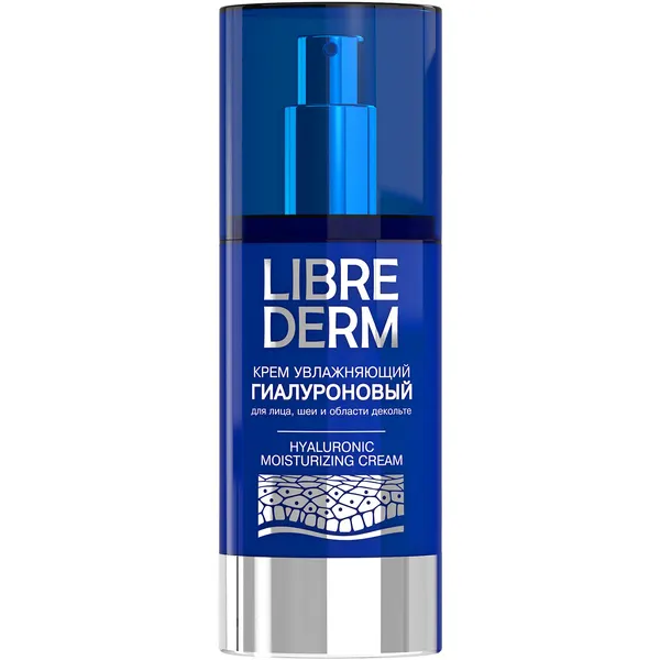 LIBREDERM Гиалуроновый увлажняющий крем для лица, шеи и области декольте 50 мл