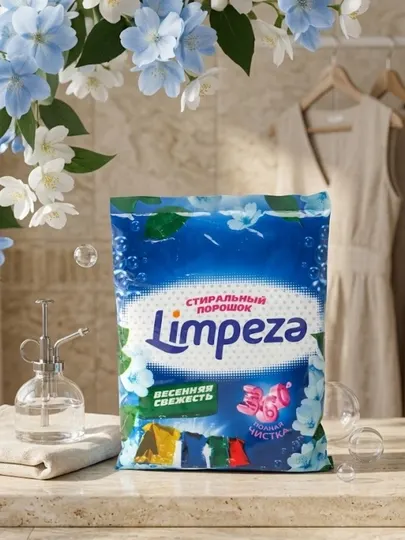 Порошок стиральный "LIMPEZA" (ручная стирка), 900 гр