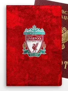 Обложка на паспорт Футбол ФК Ливерпуль Liverpool логотип