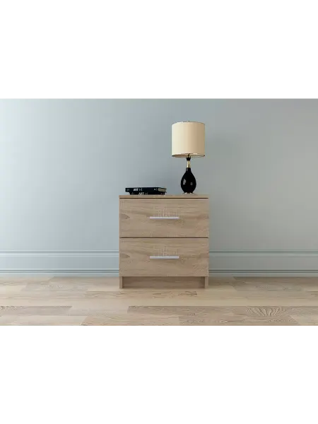 НК мебель Тумба прикроватная LOFT Дуб Сонома