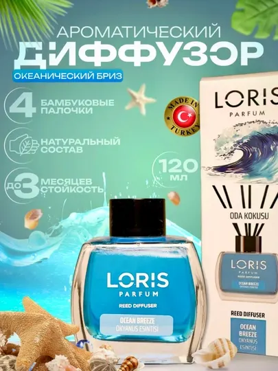 Для дома, офиса и магазинов – LORIS парфюмерный ароматический диффузор