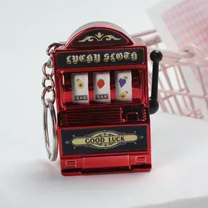 Брелок игровой автомат Lucky Slot с крутящимися барабанами