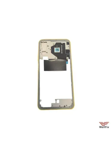 Средняя часть корпуса для Xiaomi Poco M3 Pro желтая