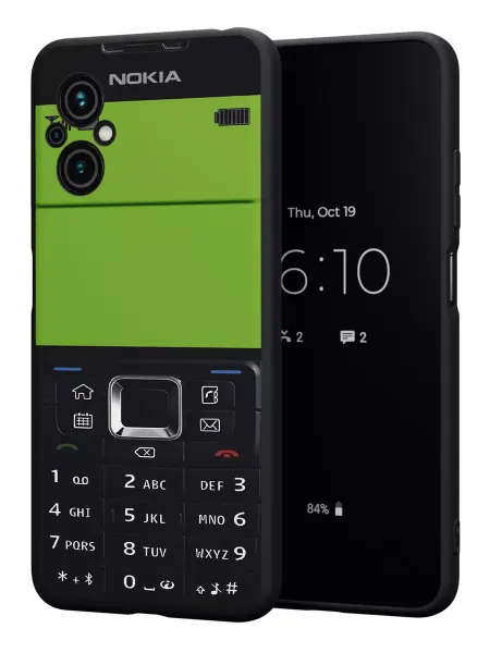 PBl store Чехол на Xiaomi Poco M5 с принтом Nokia