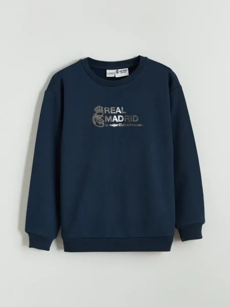 LC Waikiki Свитшот толстый с принтом real madrid для мальчиков