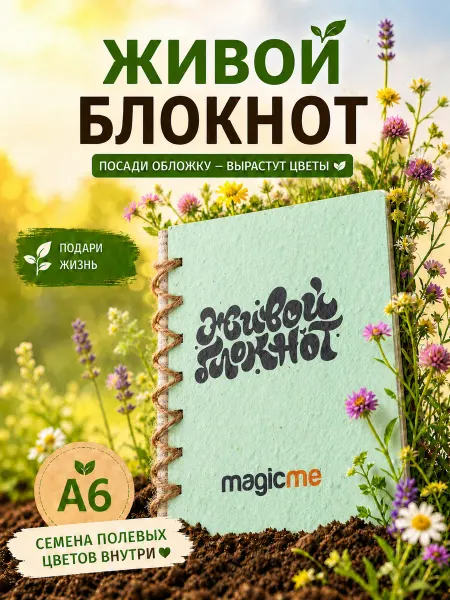 MagicMe Живой блокнот с карандашом