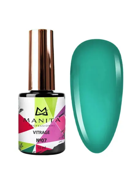 Нет бренда Manita Professional Гель-лак для ногтей c эффектом витража V…