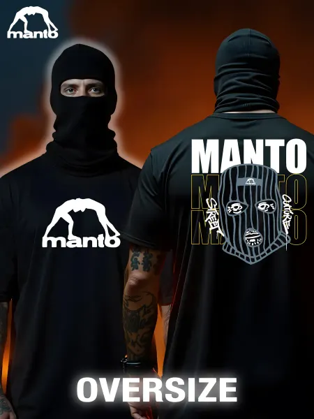 Manto Футболка Оверсайз с принтом Манто