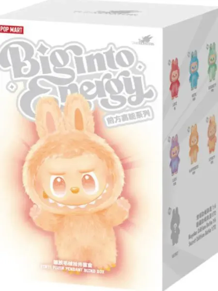 POP MART Мягкая игрушка брелок Лабубу - в коробке