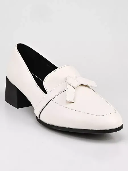 MARUSSYA SHOES Туфли лоферы женские большие размеры на каблуке