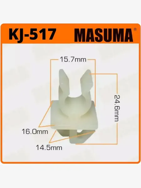 MASUMA Клипса крепежная держатель капота TOYOTA,MITSUBISHI