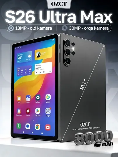 Планшет OZCT S26 Ultra Max Gray — мощность, качество и удобство в одном устройстве