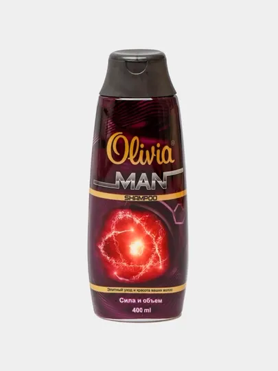 Шампунь Olivia Men, "Сила и объем", 400 мл