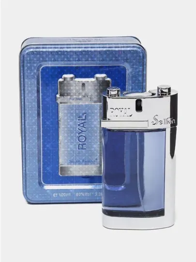 Парфюмерная вода для мужчин Royal For Men Sellion Parfums, для подарка, ROYAL 100 мл