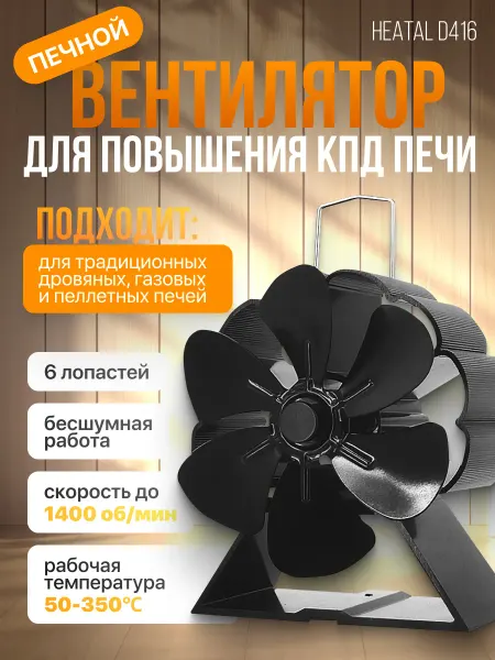 MICON Печной вентилятор мини