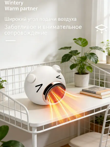 Midea Маленький настольный обогреватель