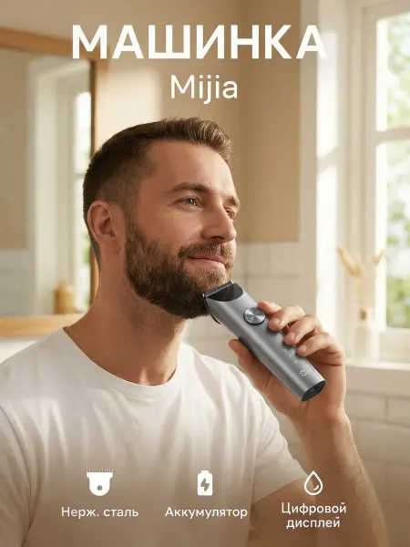 Xiaomi машинка для стрижки волос Mijia MJGHHC2LF черная